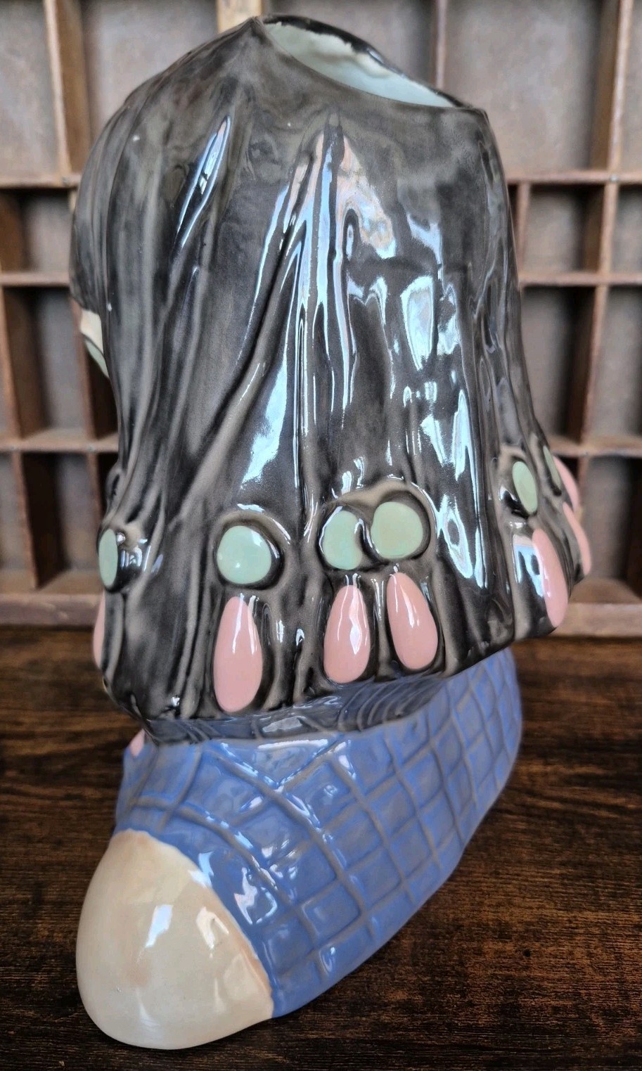 1994 Cleopatra Lady Head Vase Ltd Ed Unforgettable Women Larry Zimpleman 89/100