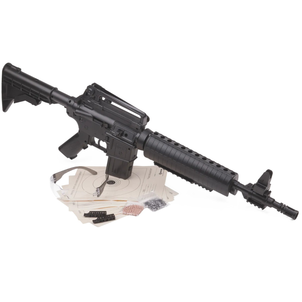 Crosman Tactical Pump .177cal BB/Pellet Air Rifle with Shooting Kit (M4-177KT)
