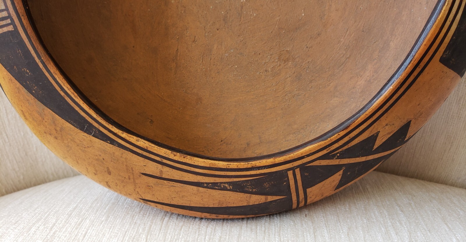 Antique Hopi Pottery Bowl Native American Indian Pot