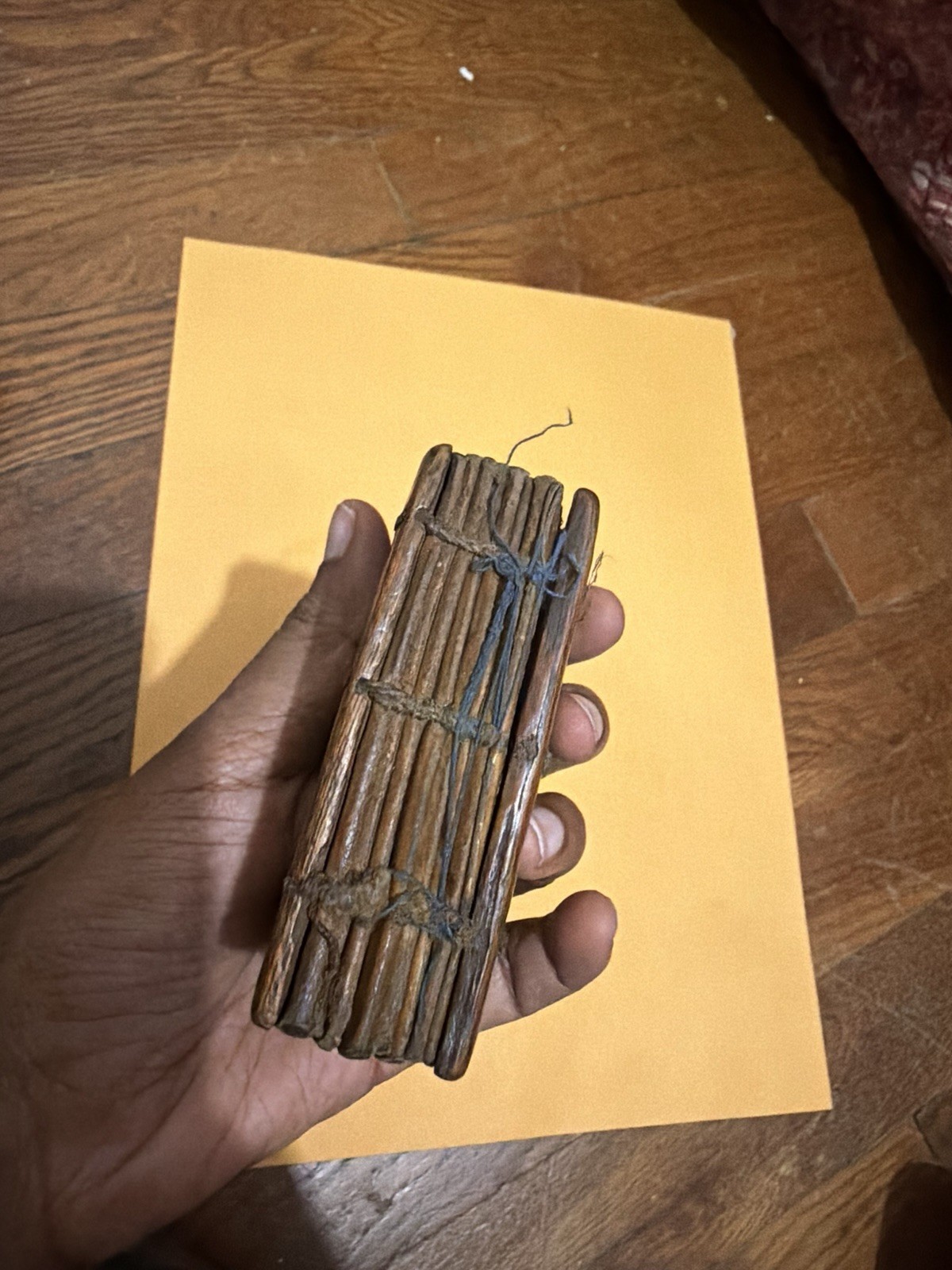 Antique Mini Ethiopian Bible – Ge’ez Script on Vellum Hand-written