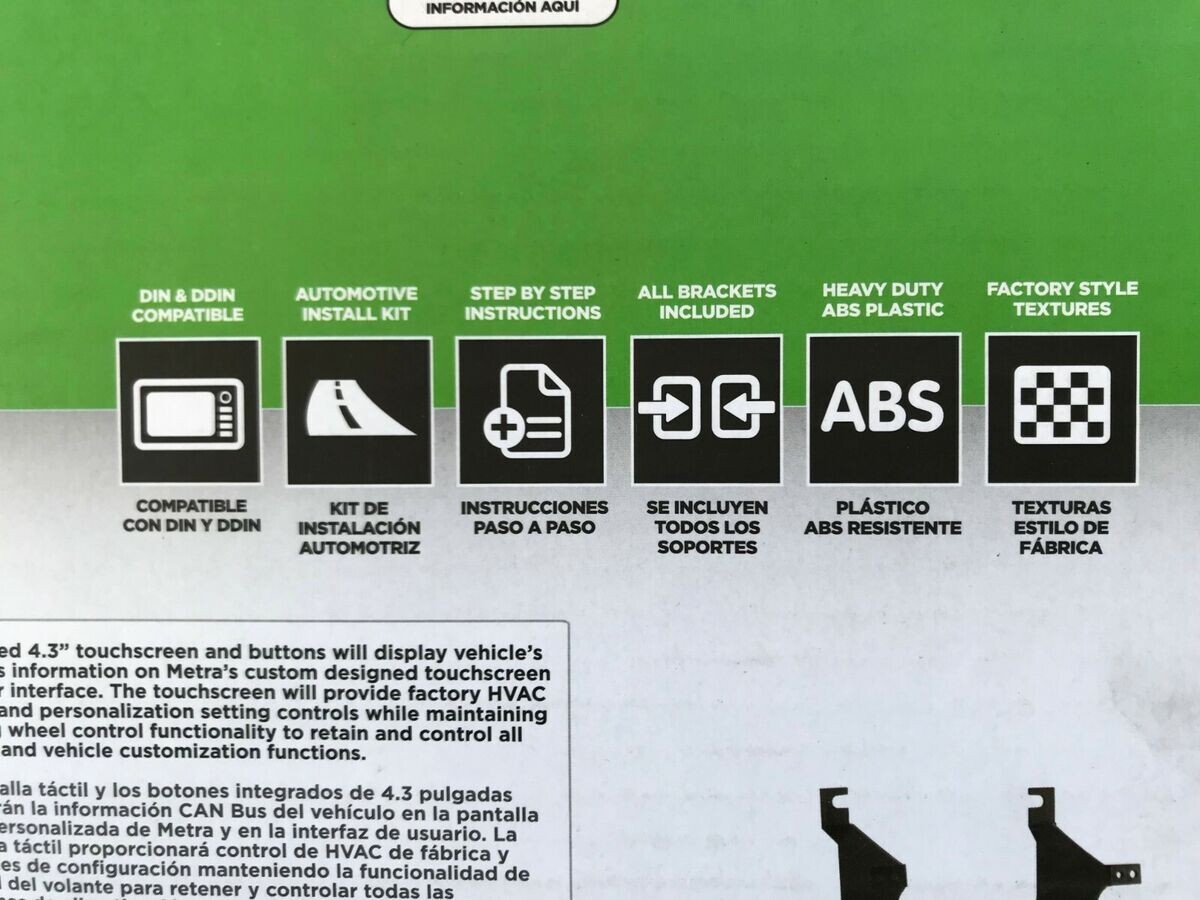 METRA 99-8163 /SINGLE OR DOUBLE DIN DASH KIT 2006-2015 LEXUS IS MODELS (W/O NAV)