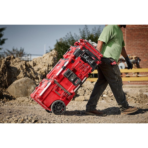 Milwaukee Tool 48-22-8603 Packout Tool Box M18 Battery Rack Attachment