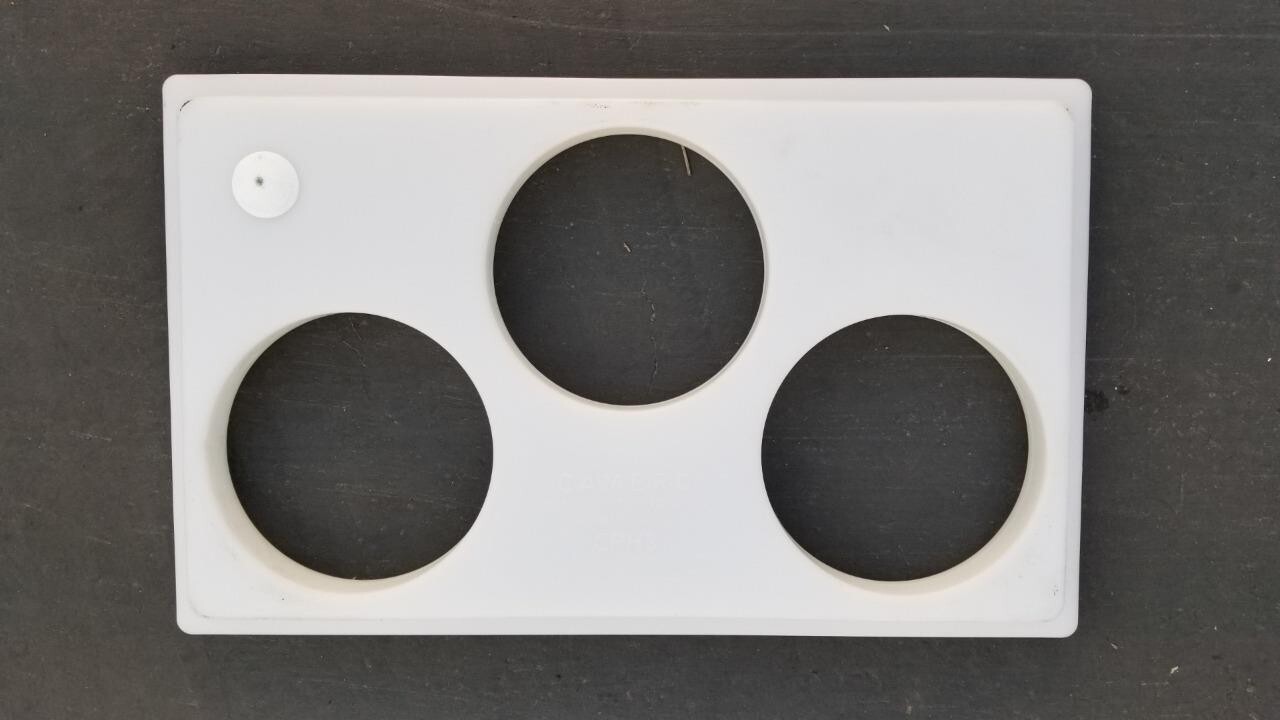 Cambro CPH3 White Crock Holder for Cambro Food Bars 12 7/8" x 20 7/8"