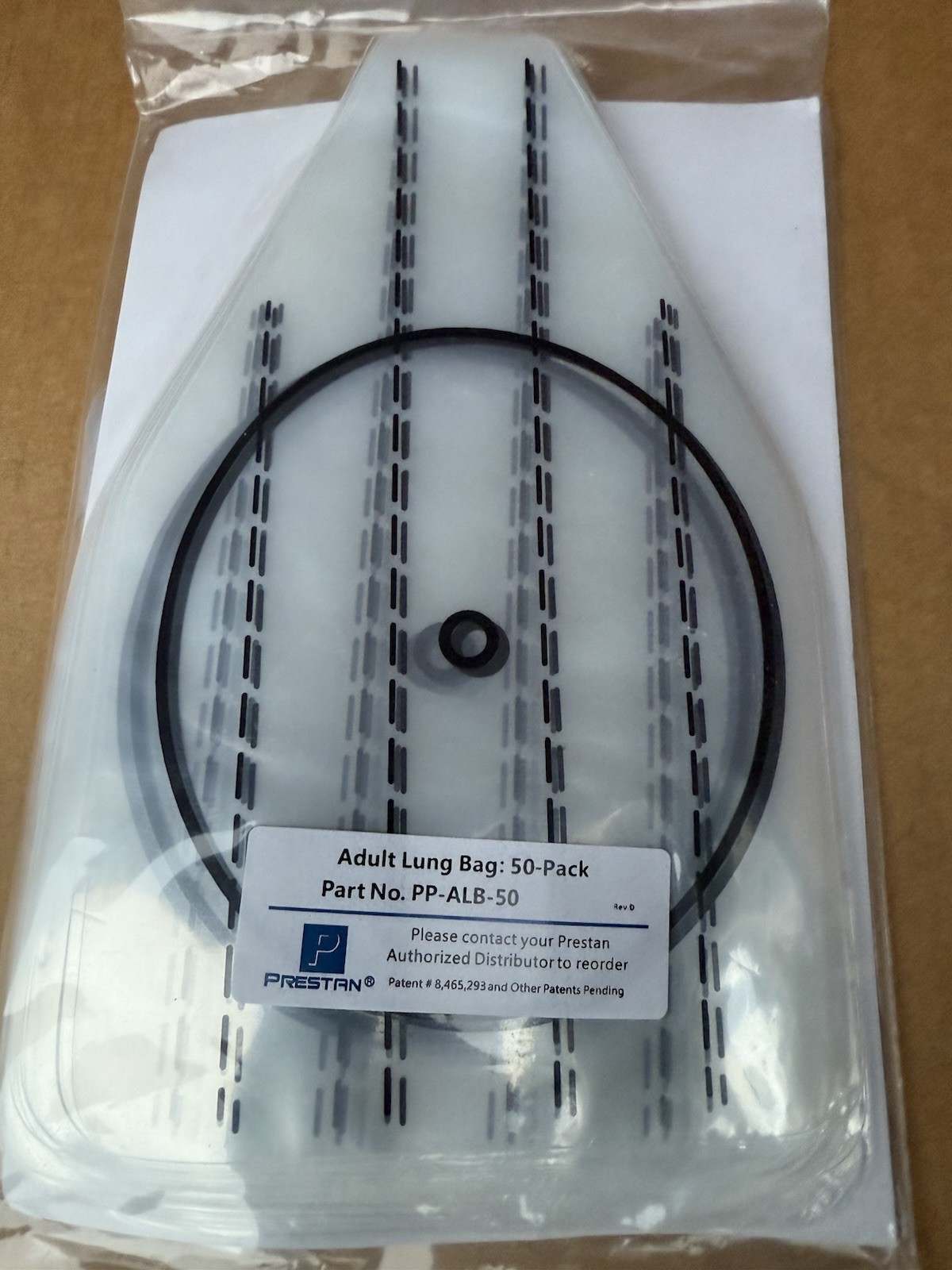 50 Pack Lung Bags for ADULT Prestan CPR manikins, item# PP-ALB-50
