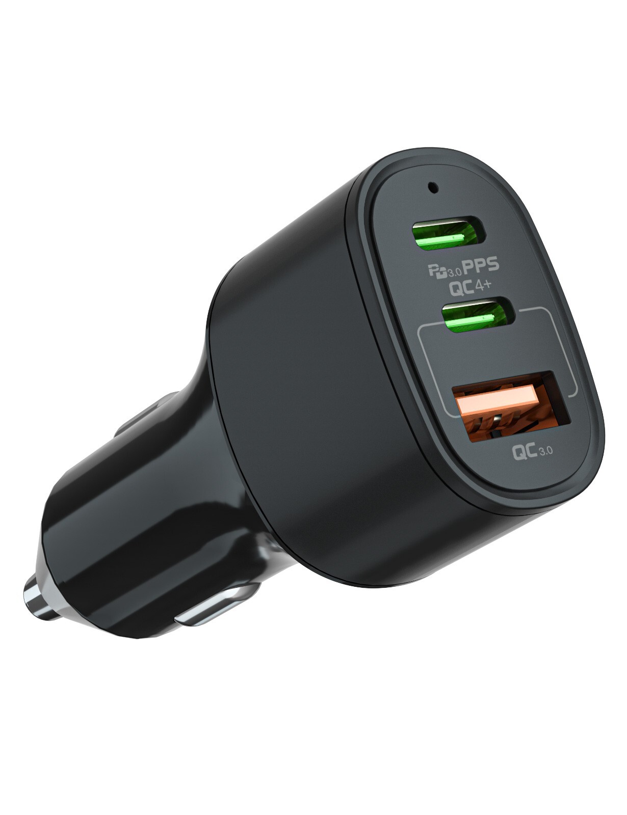 60W USB C Quick charging Car charger adapter for Samsung iPhone