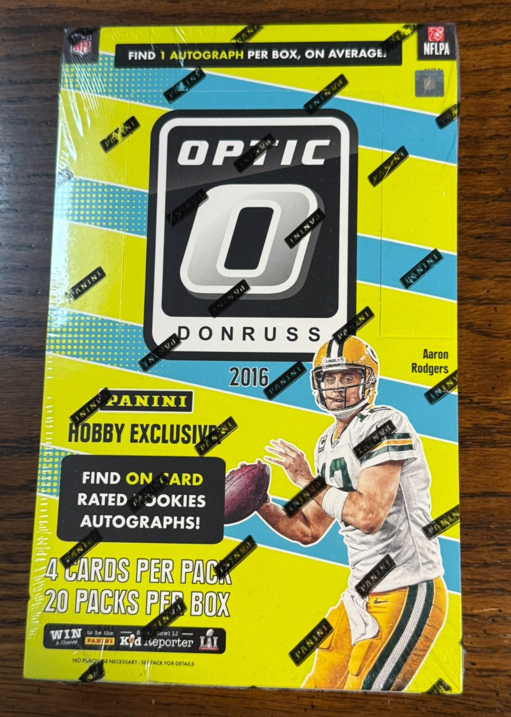2016 PANINI DONRUSS OPTIC FOOTBALL HOBBY BOX SEALED