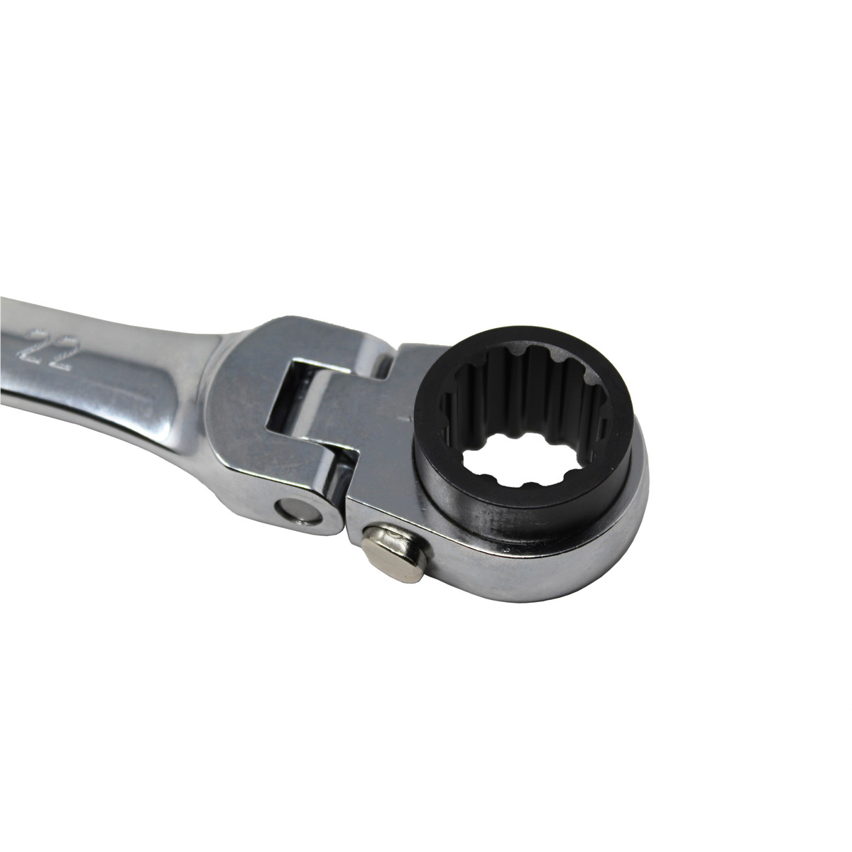 K Tool XDDB21X22 Extra-Long 21mm x 22mm Flex-Head Ratcheting Wrench