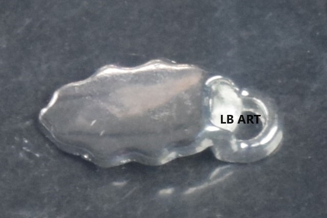 New Sealed 24 pack AANRAKU Silver Plated Leaf Earring Bails