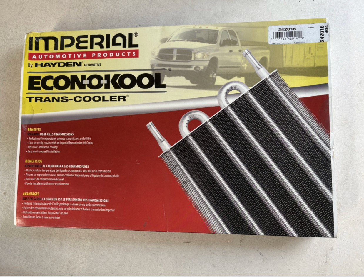 Automatic Transmission Oil Cooler-RWD Imperial 242016