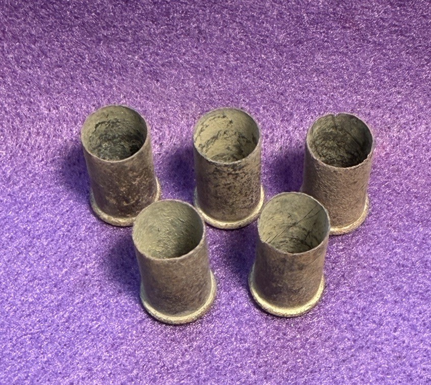 Civil War .44 Caliber Henry Rifle Bullet Casing Lot of 5 - Richmond, Va
