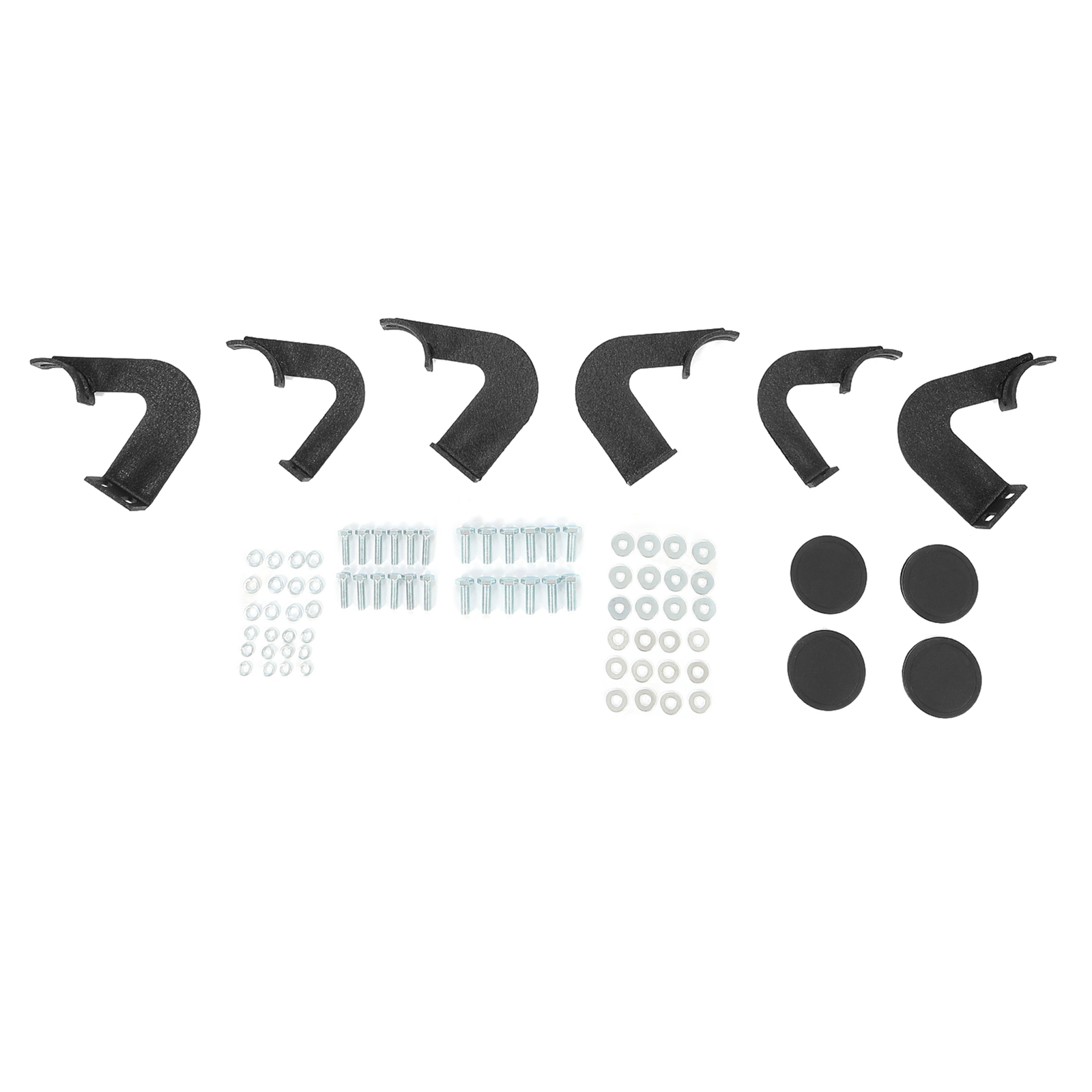 Pair For Toyota Tacoma 05-23 Black Double Cab Side Steps Nerf Bar Running Boards