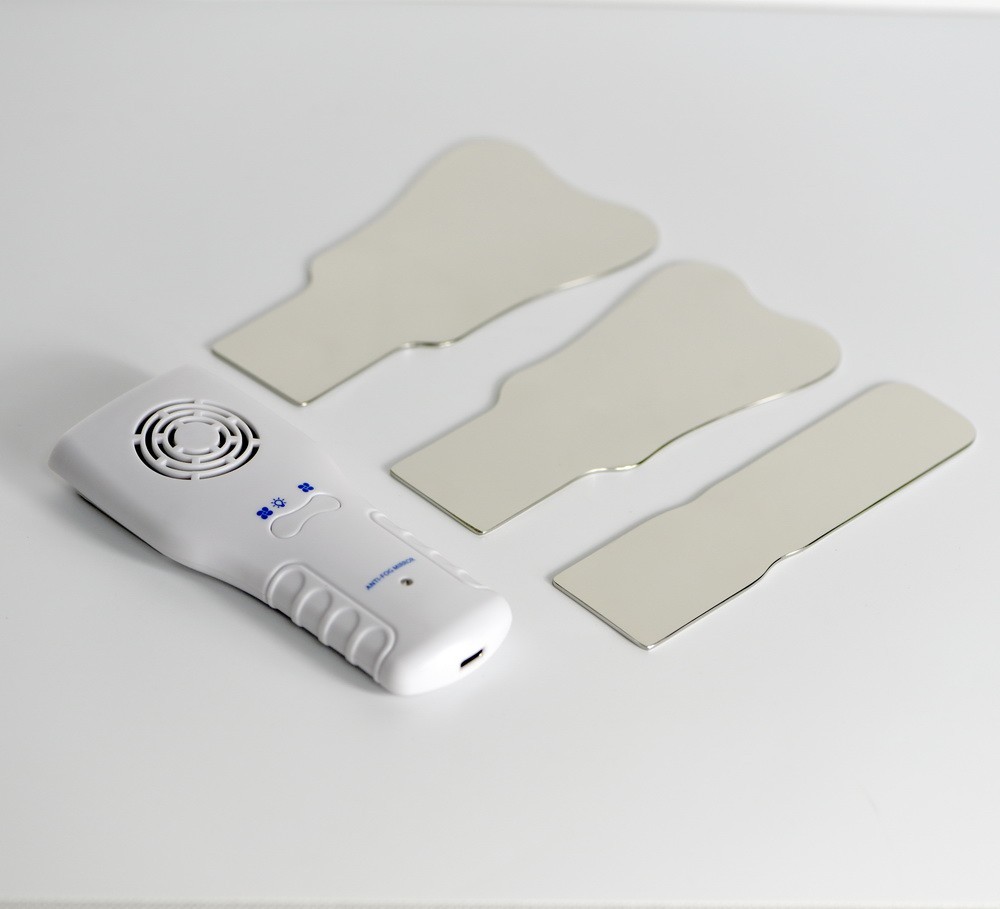 LED Dental Anti-Fog Mirrors Set Fog Free Intraoral Photography Stainless Steel