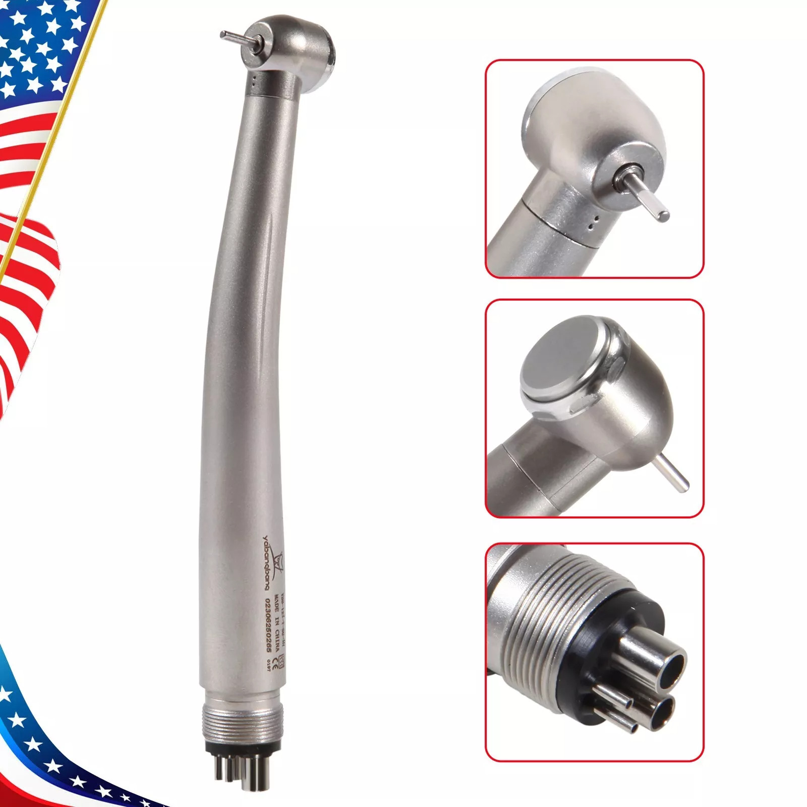10*NSK Style PANA MAX Dental High Speed Turbine Handpiece Push Button 4Hole SALE