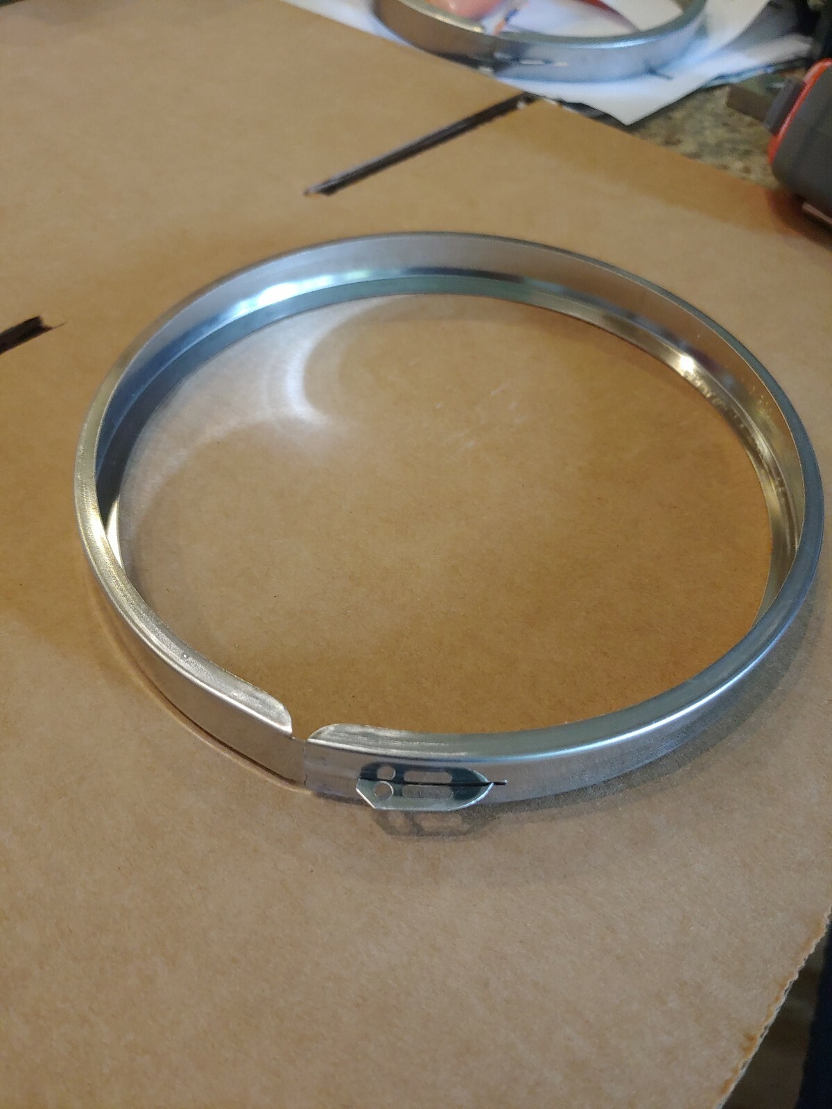 Stainless Steal Slip Lock Type Meter Ring SS.