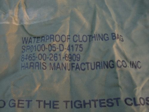 USGI Issue Waterproof Wet Weather Clothing Bag *FREE SHIPPING* VGC / EXC