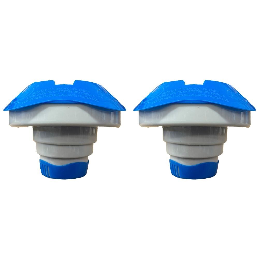 Small Above Ground Spa/Hot Tub Dispenser 1" Chlorine/Bromine Tablet Floater 2 PK