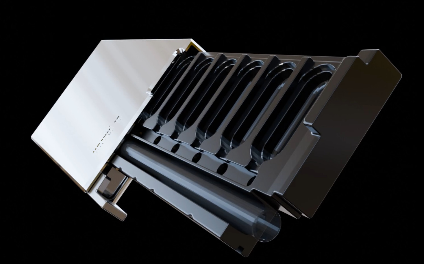 Silver Modular Organizer Wallet | Discreet Storage Case | Accessories Holder