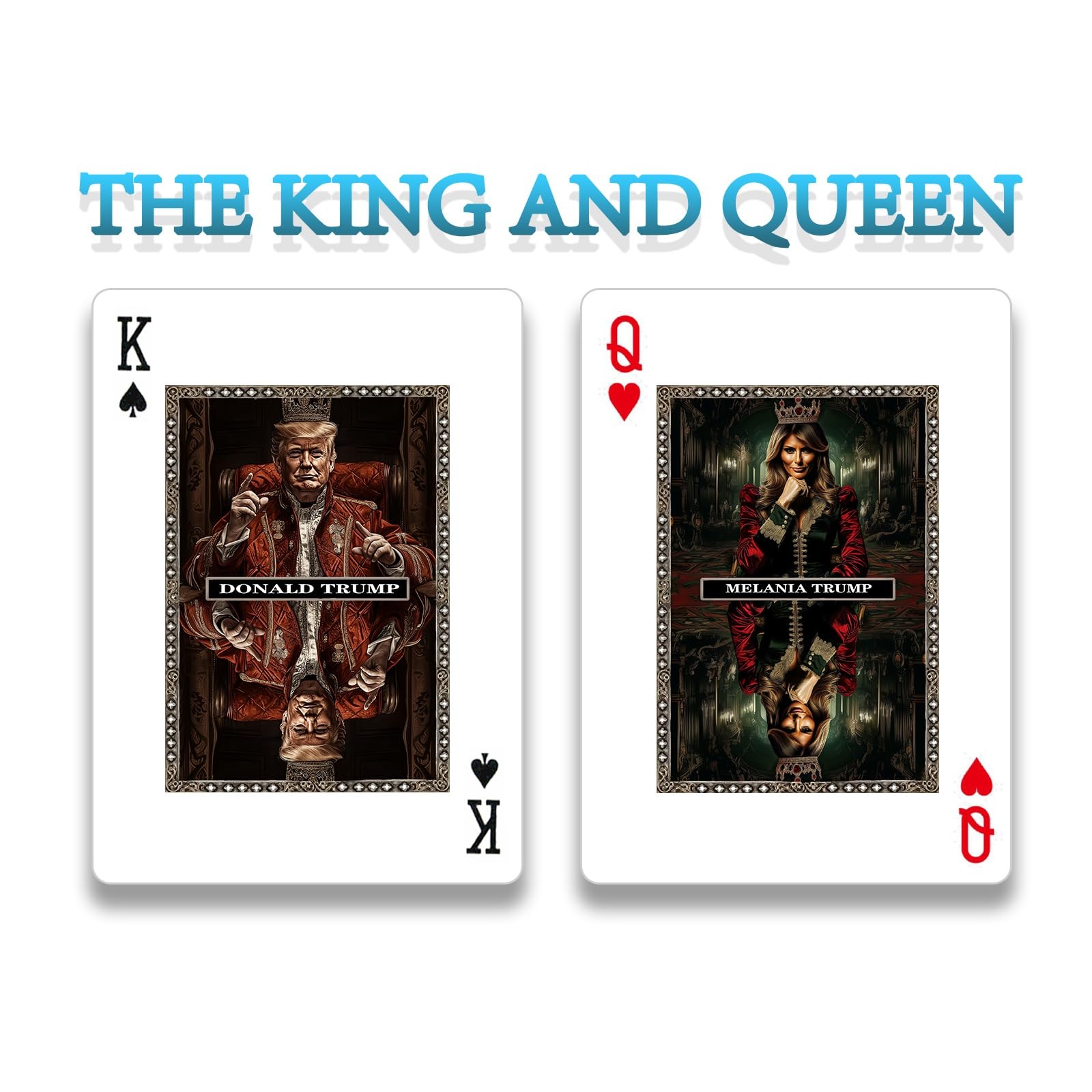 Trump Playing Cards - Maga Poker Cards, Waterproof, Donald Trump Gift