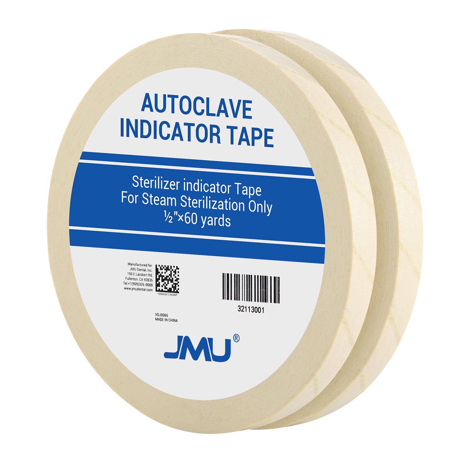 Dental Sterilization Indicator 3/4" x 60 yards Autoclave Tape For Steam Chemical