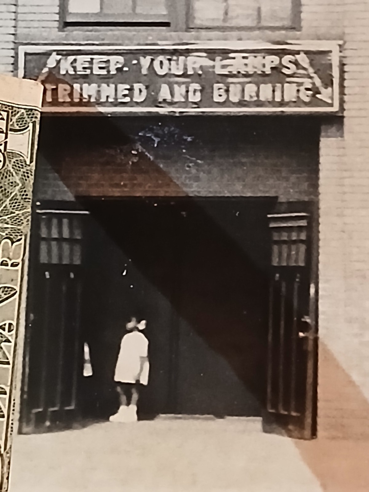 Antique African American * COLORED GIRL * STANDING * CHURCH OF GOD