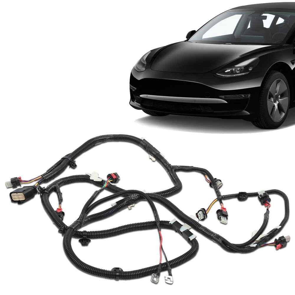 Fit For 2017-2022 Tesla Model 3 Front Bumper Park Assist Sensor Wiring Harness