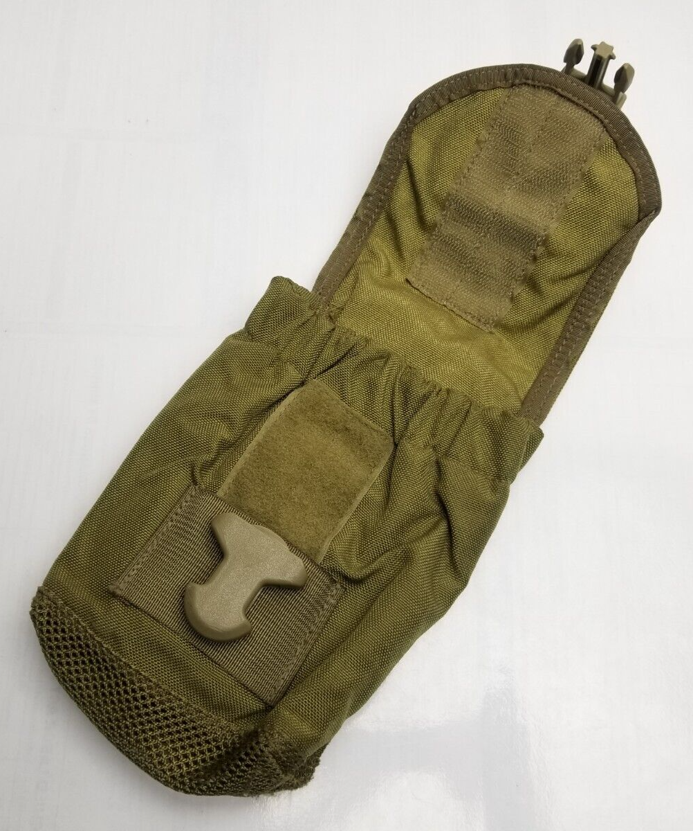 USGI Military EAGLE INDUSTRIES 1QT CANTEEN POUCH KHAKI US ARMY USED