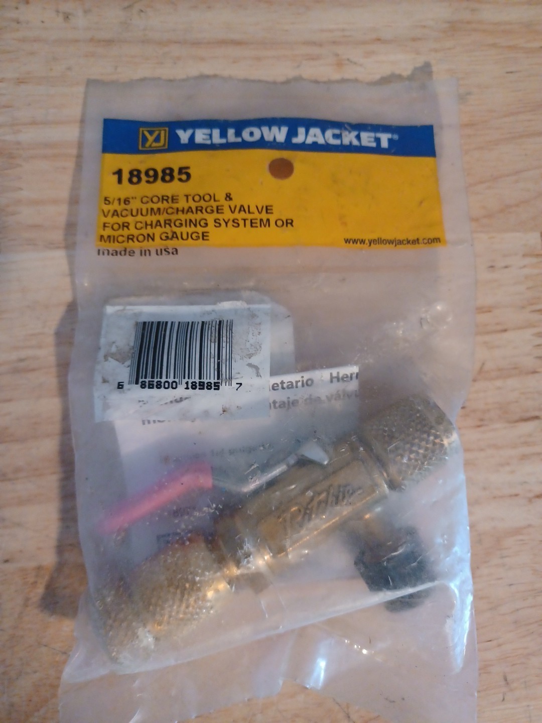 Yellow Jacket # 18985 5/16" 4-in-1 Ball Valve Tool