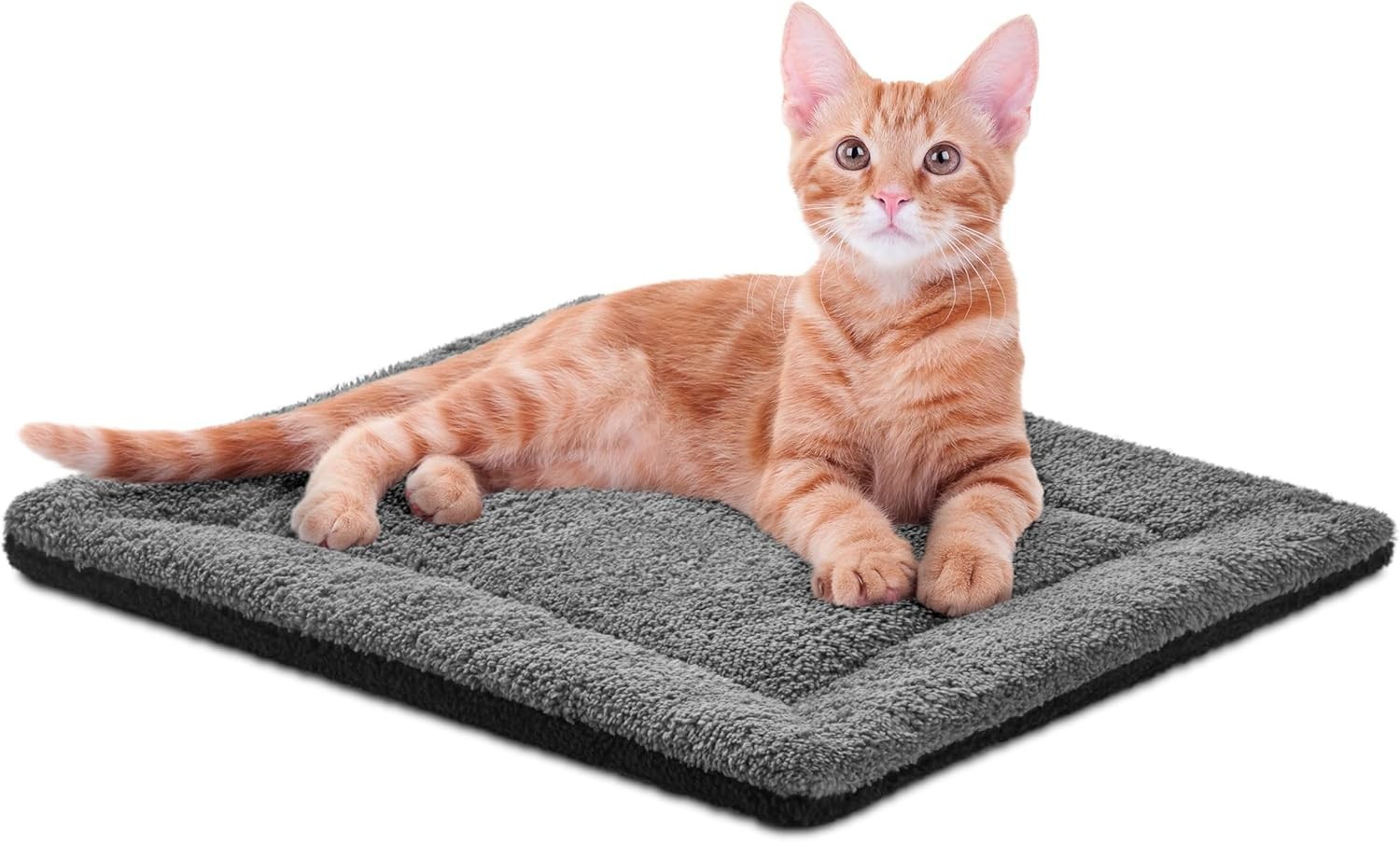 Reversible Heated Cat & Dog Bed Mat - Machine Washable 21x17