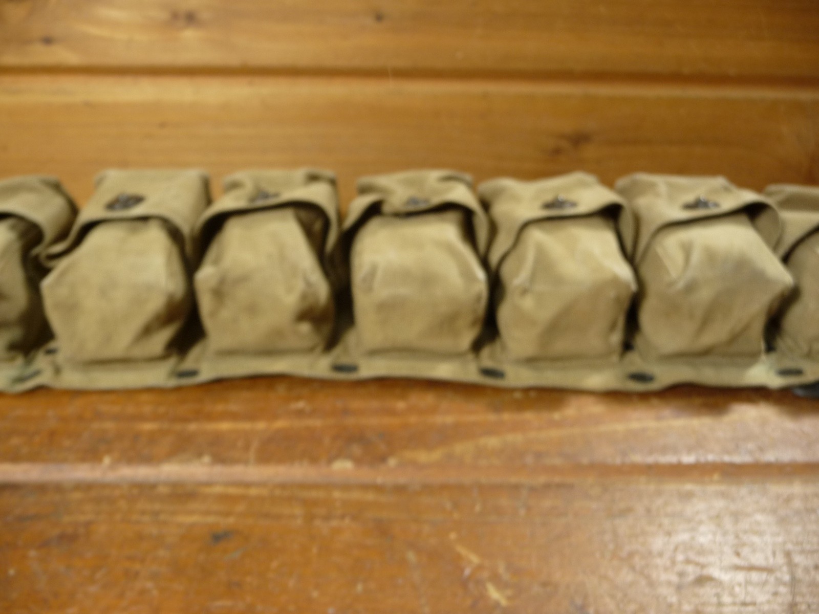 Vintage WWI US M1910 MEDICAL BELT, 10 POCKET, MILLS 1917 PATENT