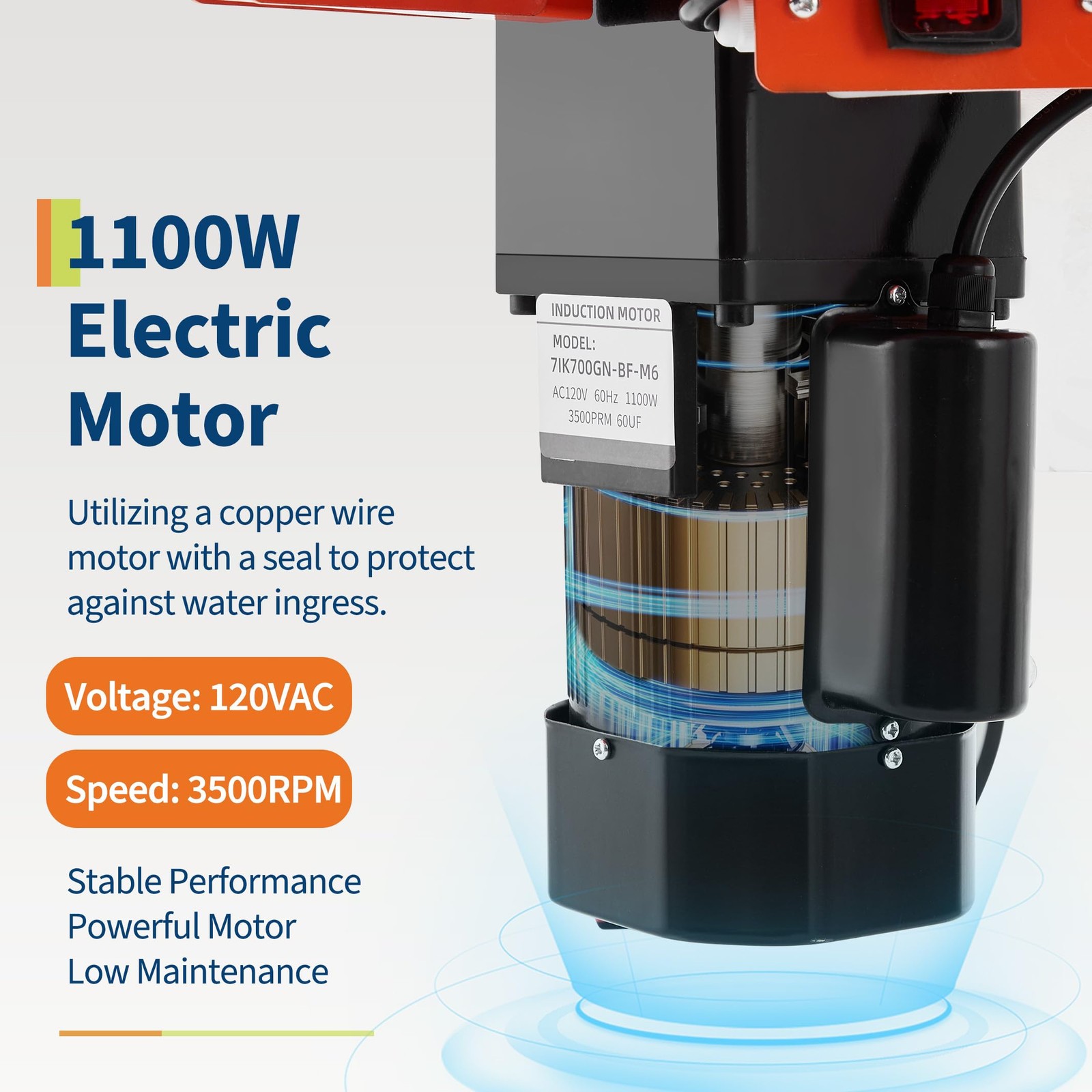 20" Chicken Plucker Machine Poultry Plucker SS Drum, 3500RPM Motor ,108 Fingers