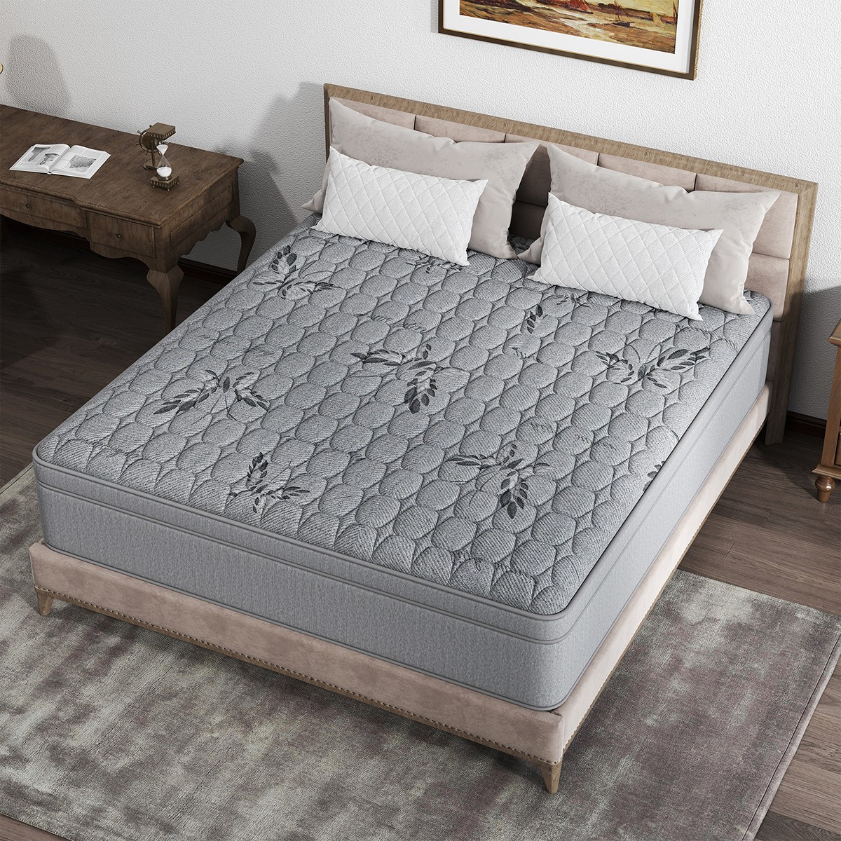 12/14-Inch Gel Memory Foam Hybrid Spring Mattress in a Box