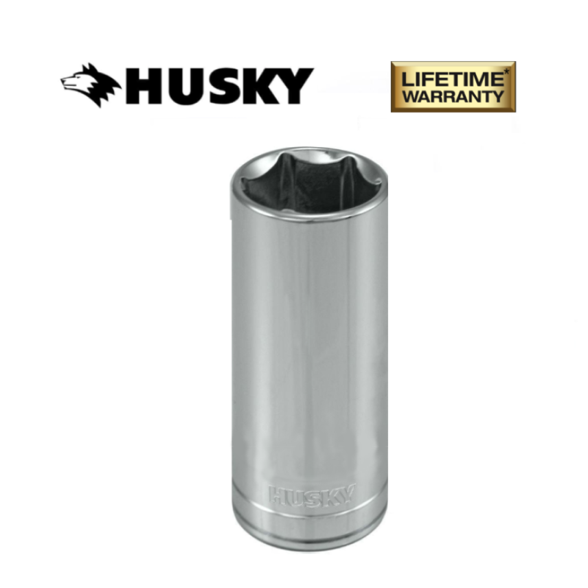 New Husky Socket 1/4", 3/8" or 1/2" Drive 6/12 Pt Shallow / Deep SAE mm Any Size