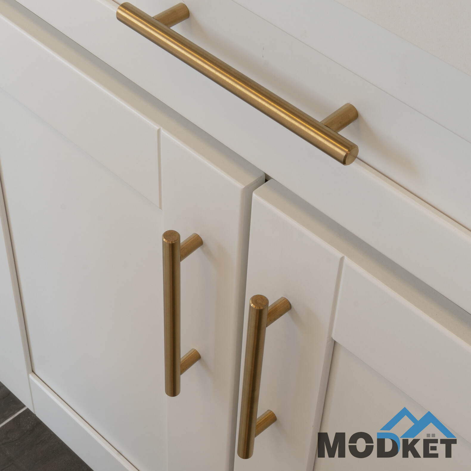 Gold Brushed Satin Brass Stainless Steel Bar Pulls Kitchen Cabinet Handles Knobs