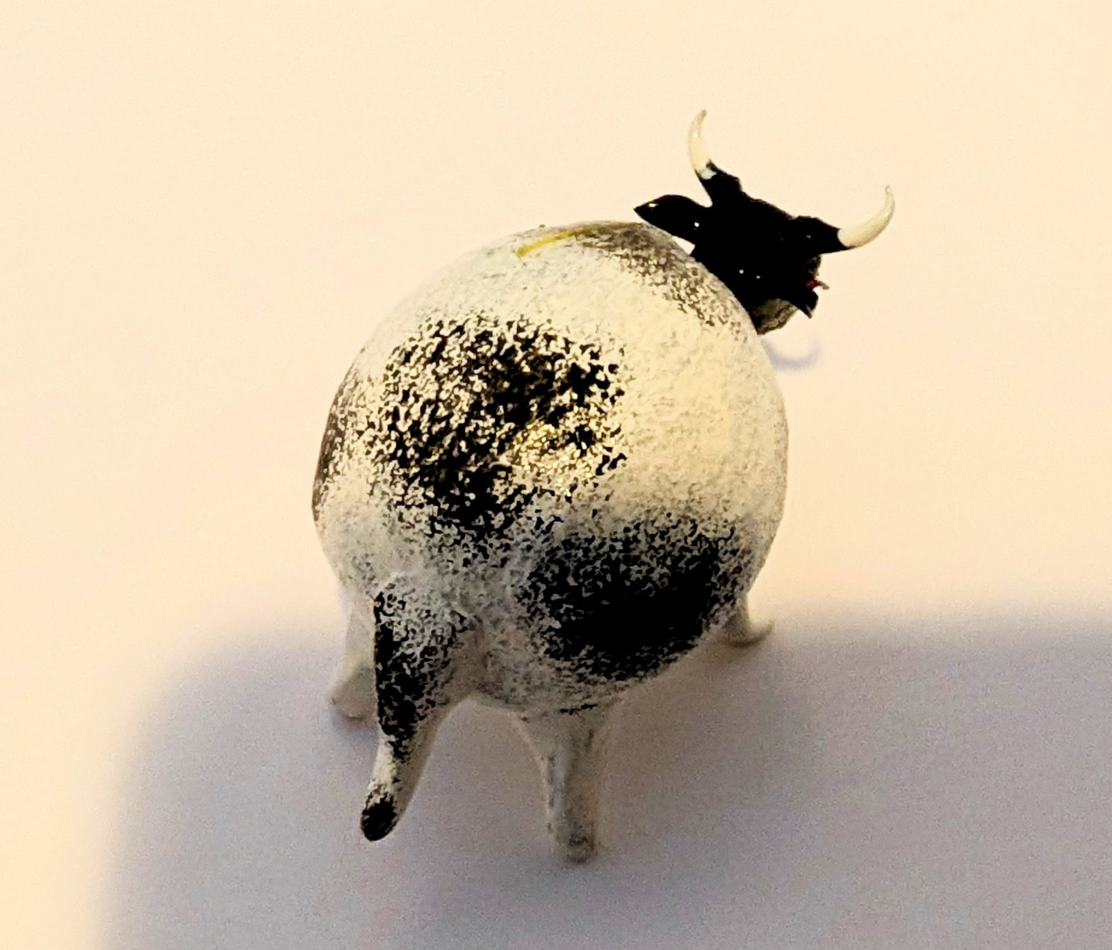 Handcrafted Mexican Bull Bobble Head