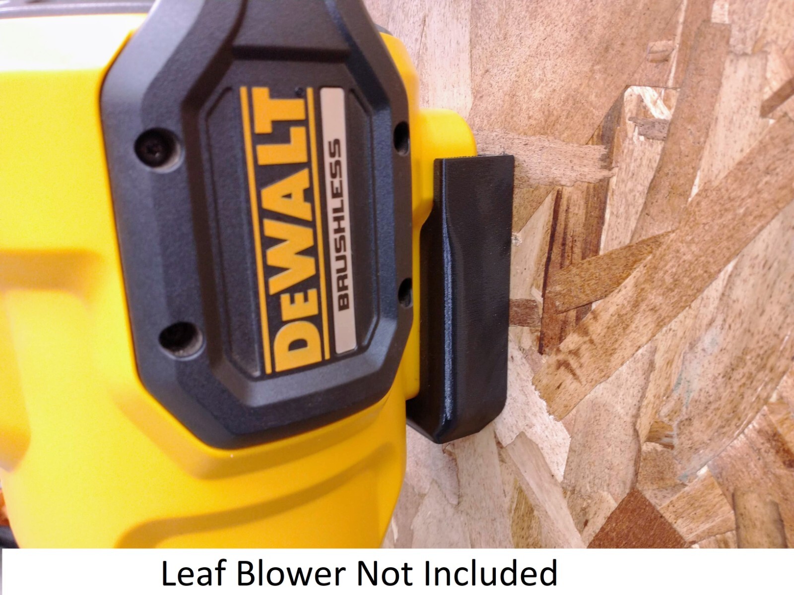 Wall Mount for DeWalt 60V Flexvolt DCBL772 Leaf Blower w/Optional Battery Mount
