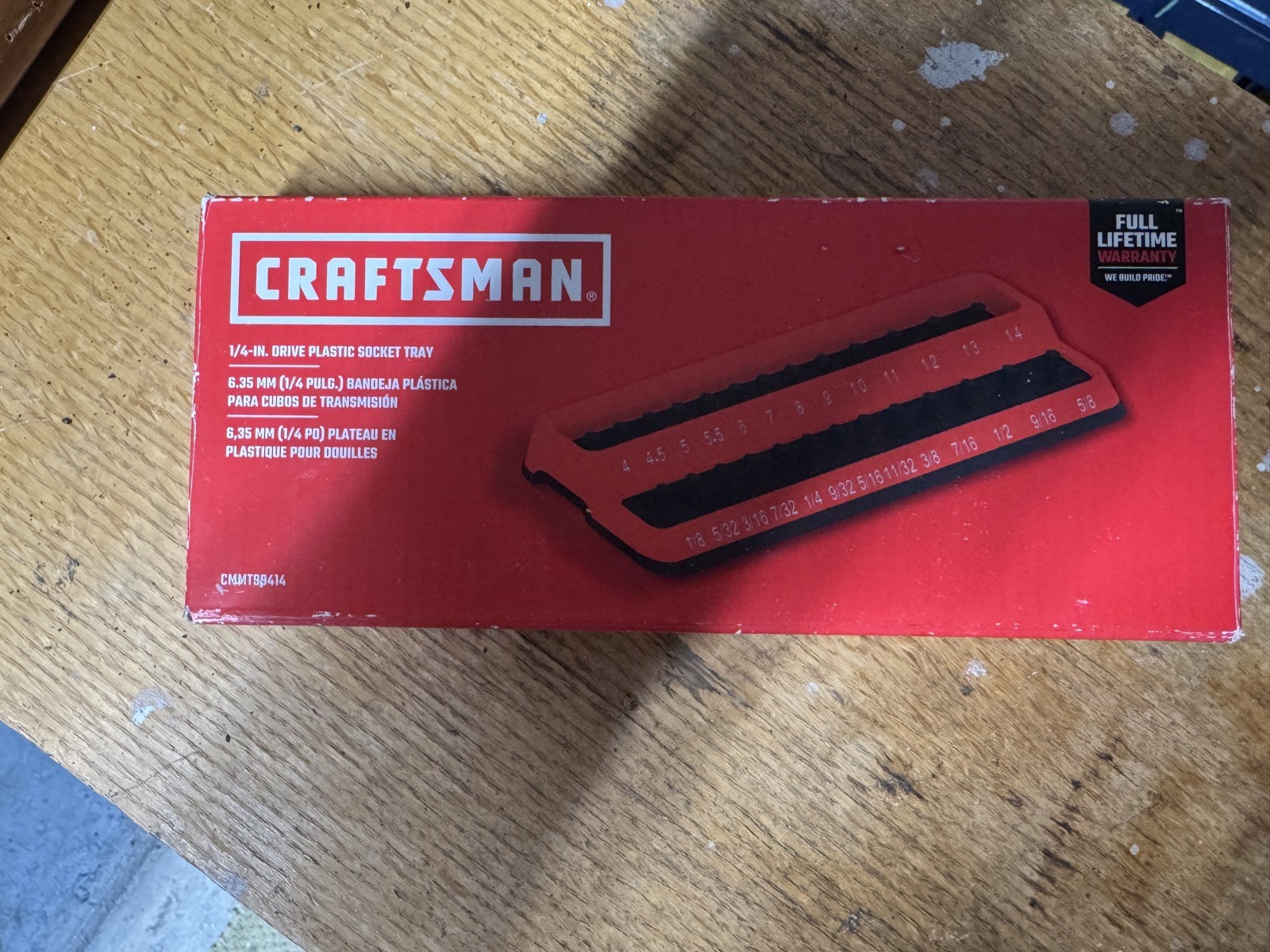 Craftsman 1/4 in Drive Plastic Socket Tray CMMT99414