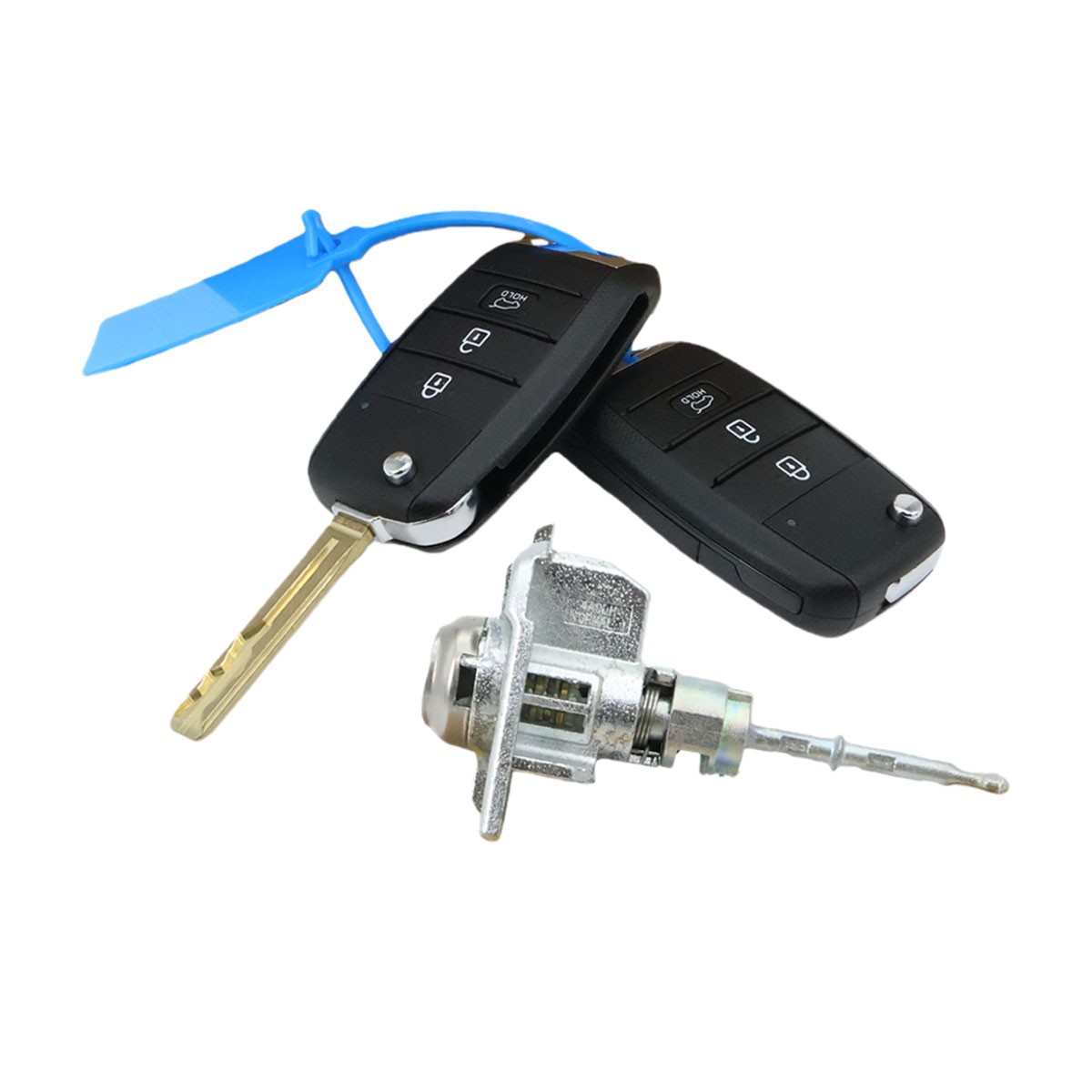 NEW For 2017-2022 Kia Sportage Left Door Lock & Key Cylinder Set 81970-D9A00