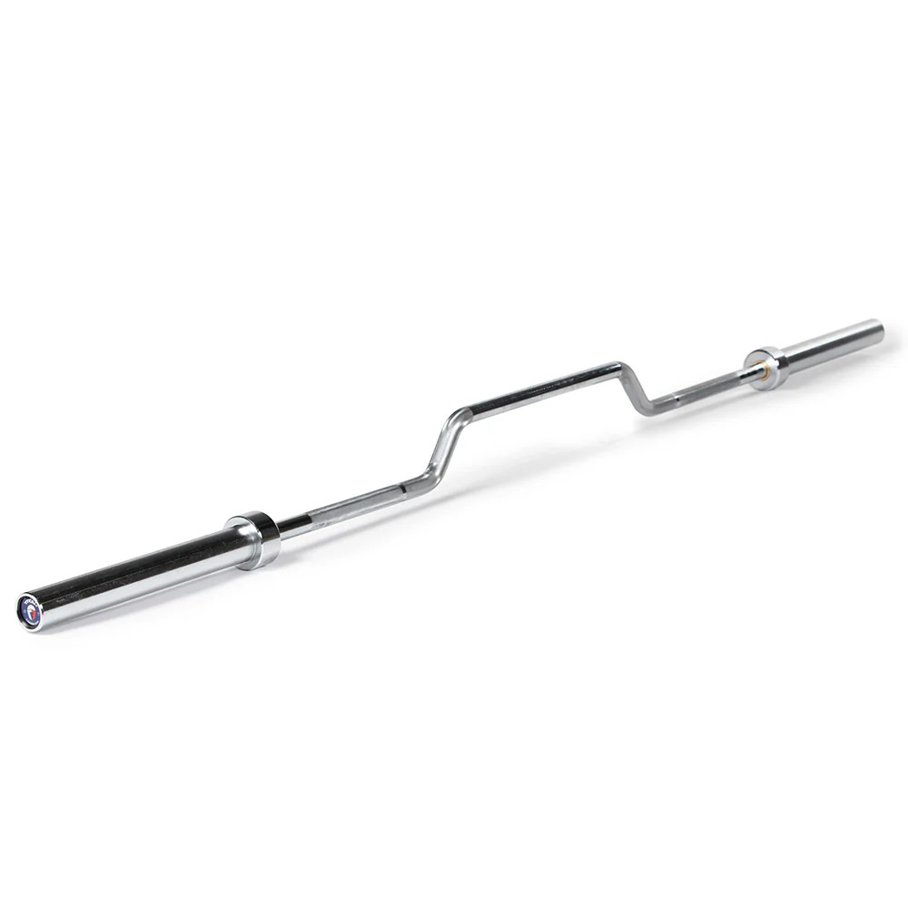 Titan Fitness Cambered Bench Press and Rowing Bar, 3" Camber, Rated 600 LB