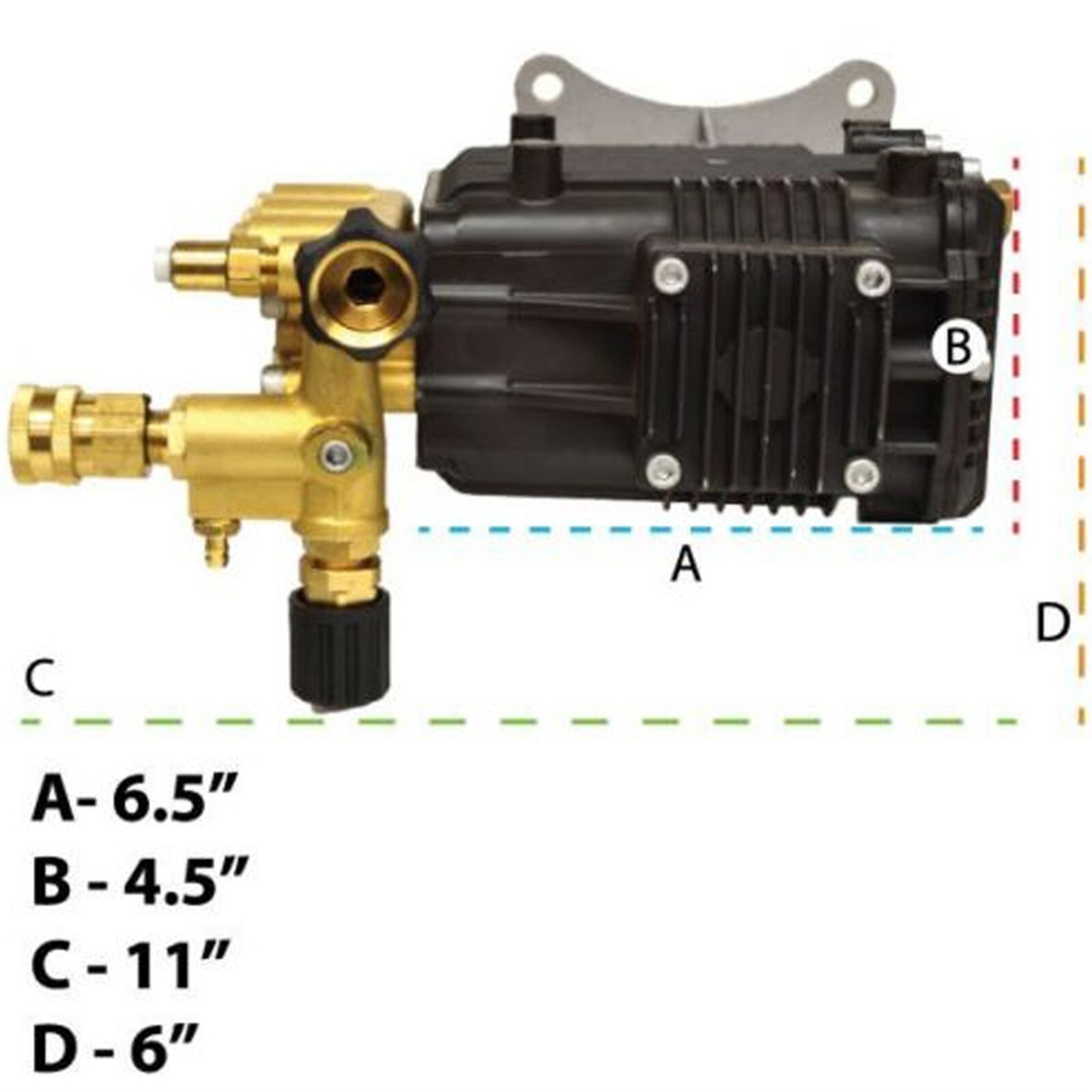 4000 PSI Replacement Pressure Washer Pump Fits AR Cat General Comet RRV4G40