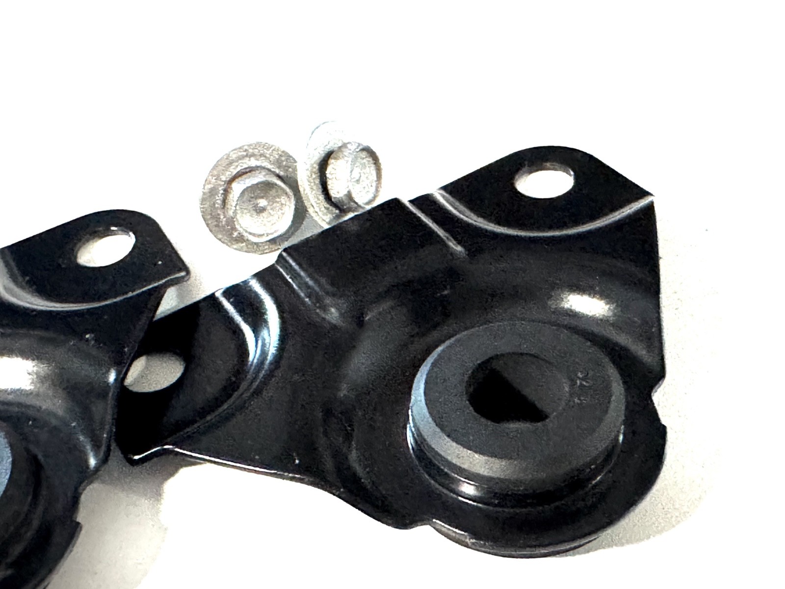 90-97 Honda Accord Radiator Top Mount Bracket Set Pair Black OEM