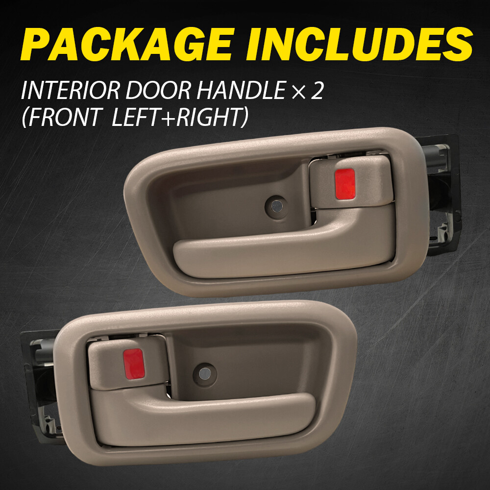 For 2000-2006 Toyota Tundra Pair Front Interior Door Handle Left & Right Beige