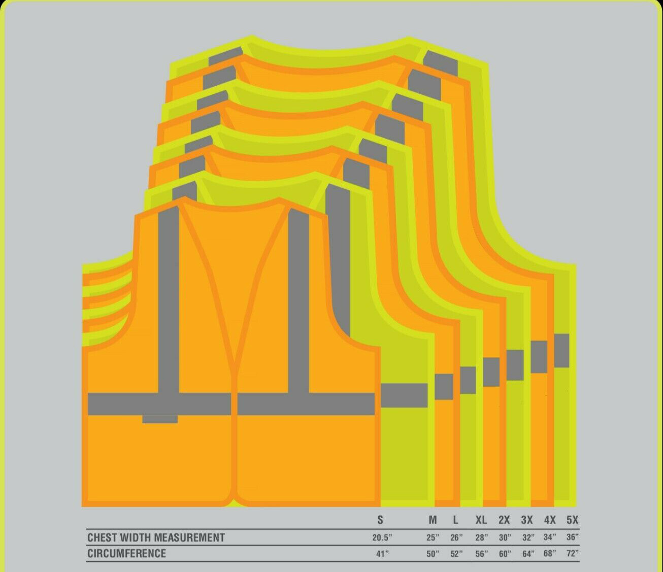 2 Pockets Yellow High Visibility Safety Vest, ANSI/ ISEA 107-2010