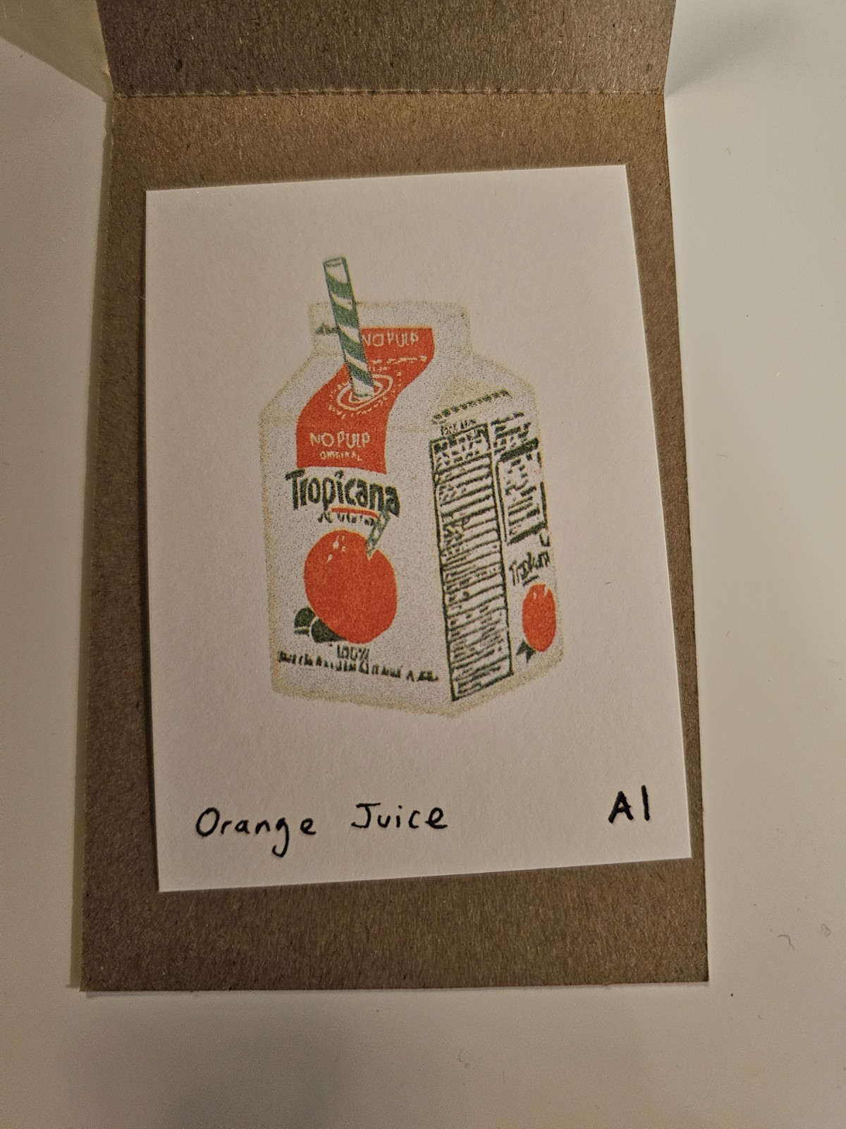 Orange Juice - Ana Anastasia Inciardi Mini Prints - Free Shipping!