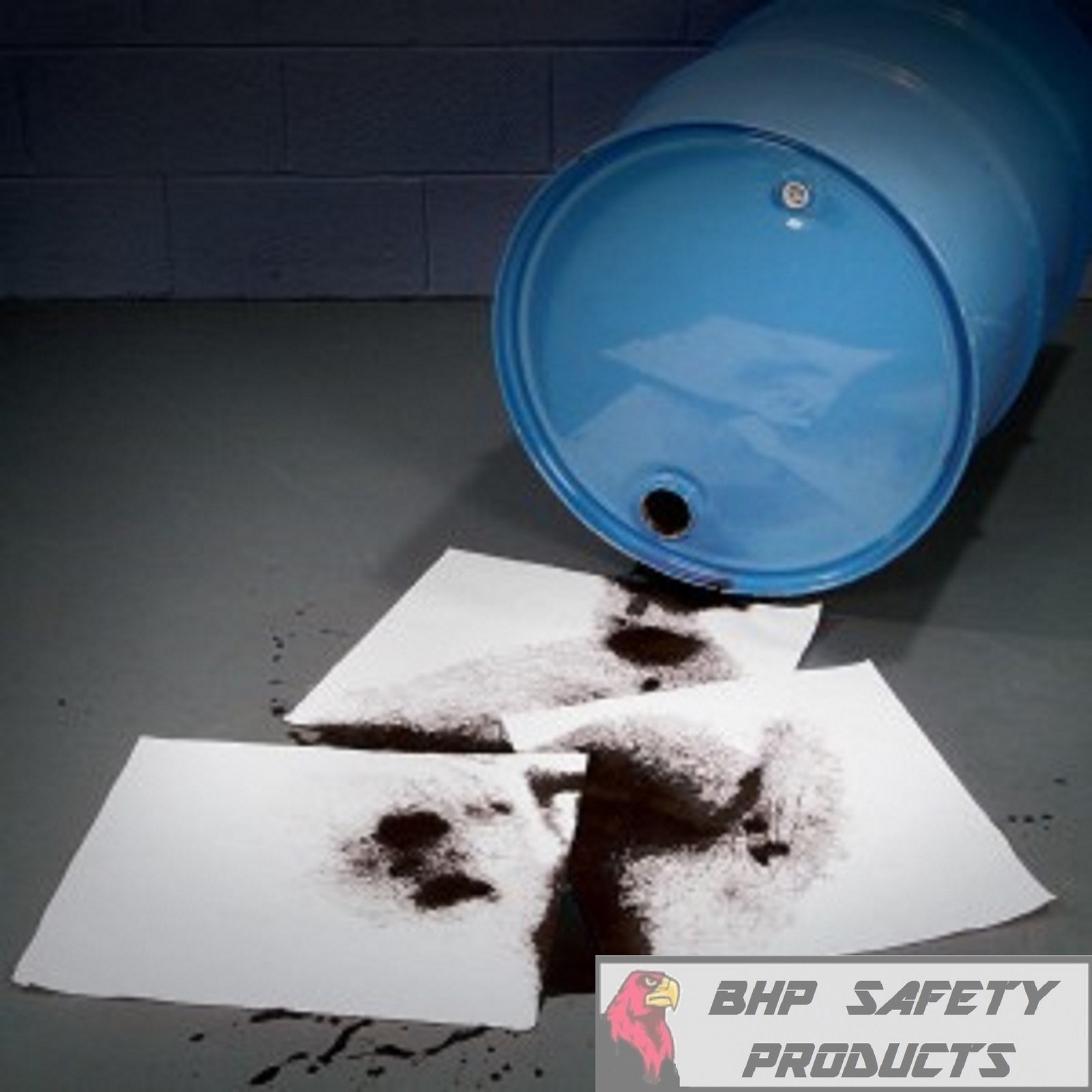 WHITE BONDED OIL ABSORBENT PADS 17"X15" 100 PADS/CASE (ABSORBS ALL HYDROCARBONS)