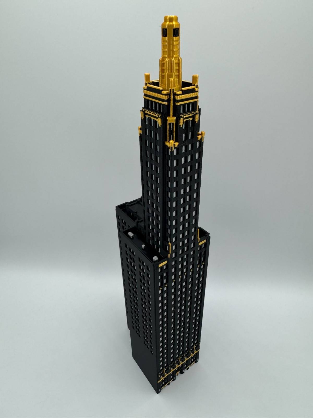 Carbide and Carbon Building Model- 3D Printed Full Color