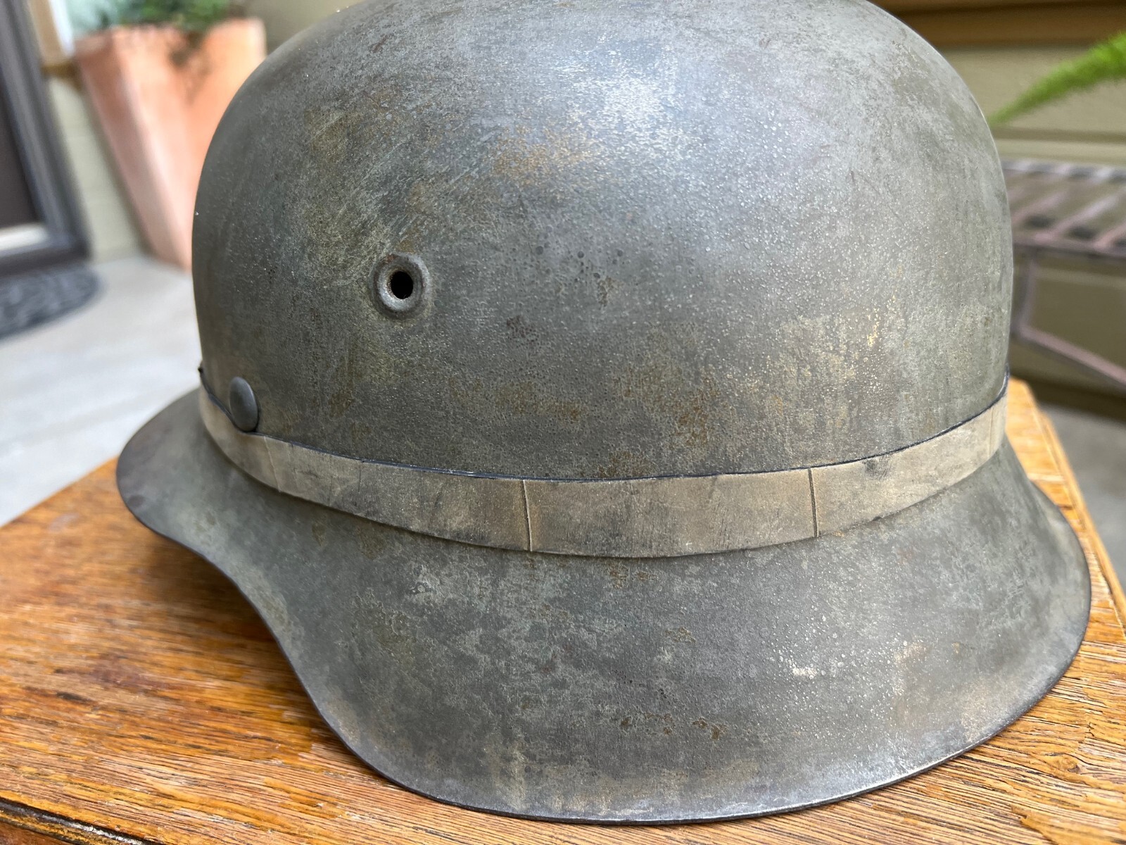 WW2 German helmet band / for camouflage / -BLACK-/ Band Only