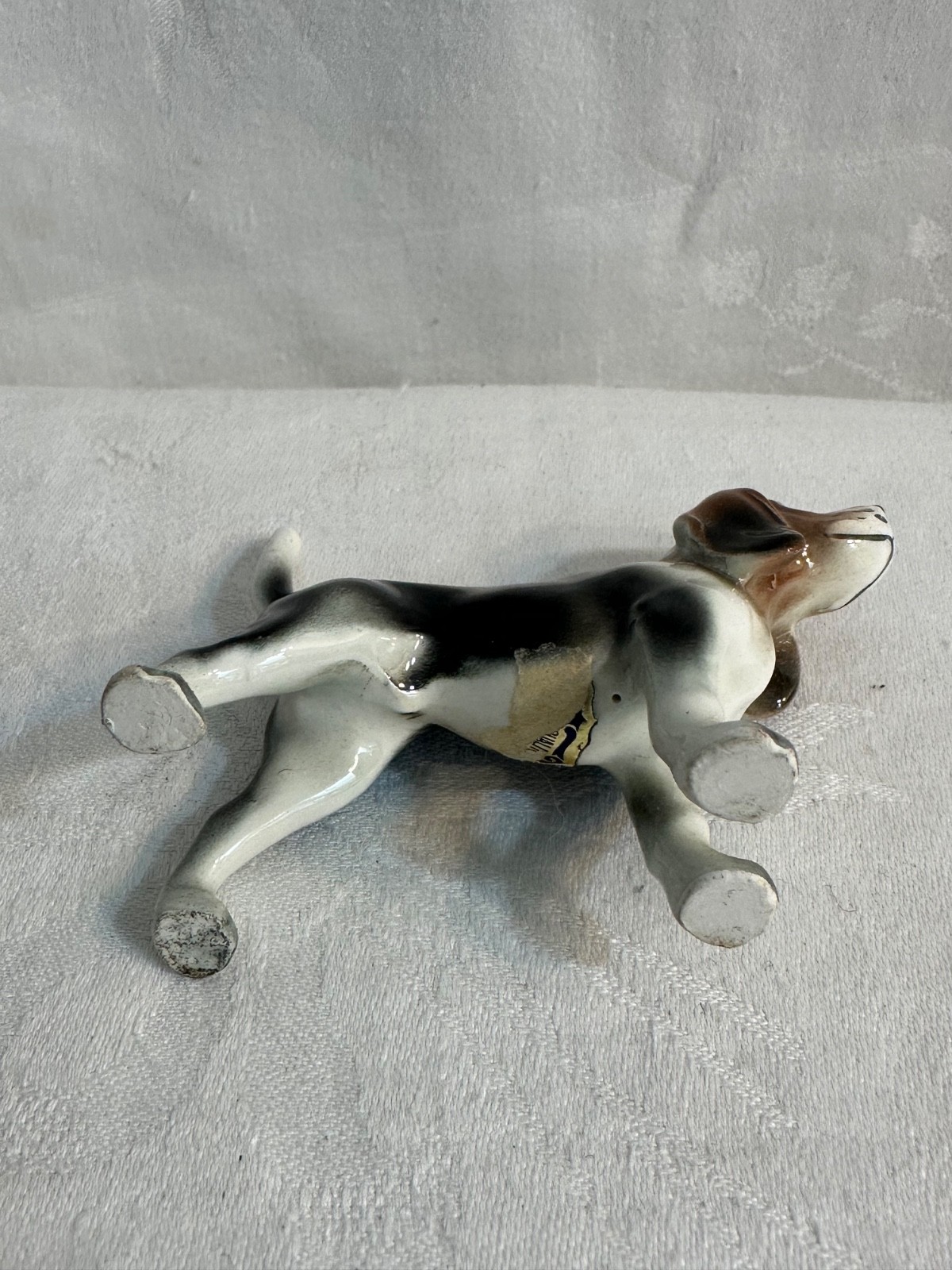 vintage 2 in japanese porcelain beagle figurine