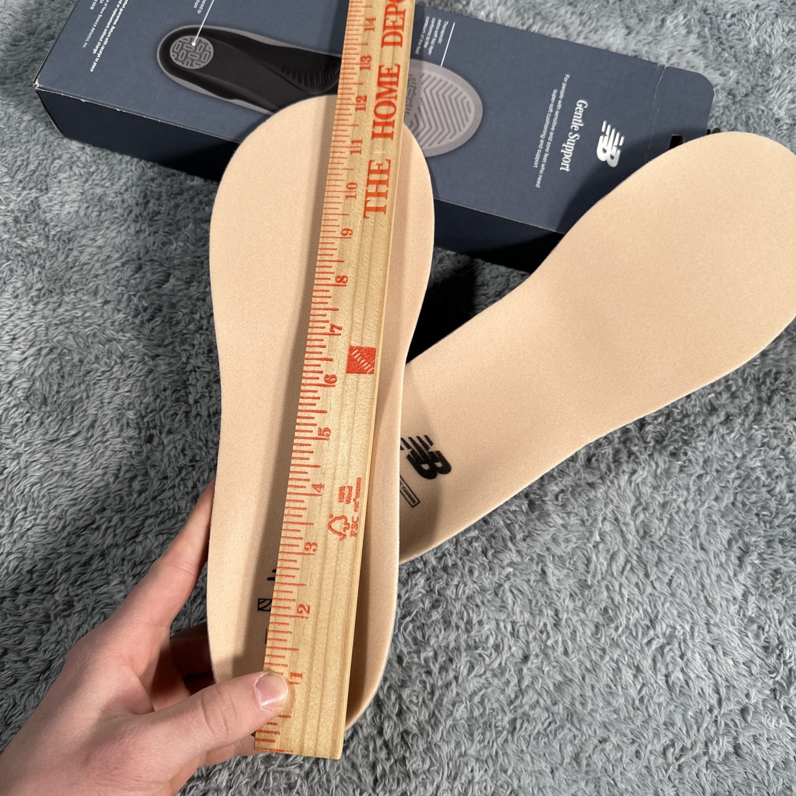 Superfeet New Balance Casual Therapeutic Insoles Sz F Men's 11.5-13 Women's 12+