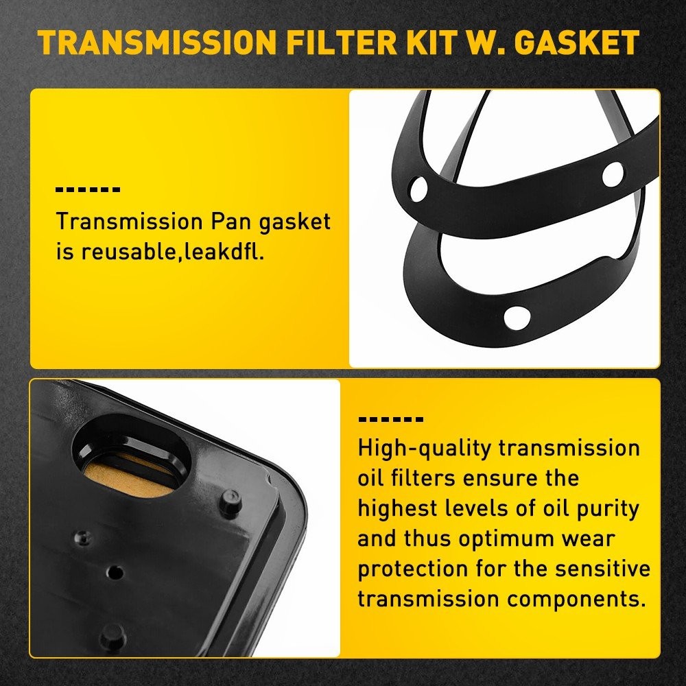 Replacement For Chevy Silverado 1500 GMC 4L60E Automatic Transmission Filter Kit