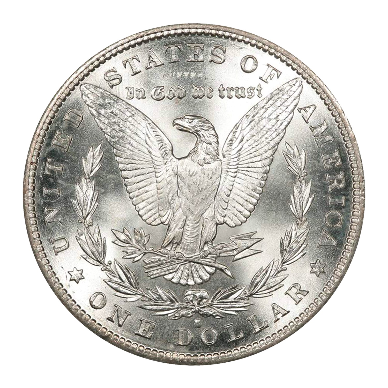 1882 S Morgan Silver Dollar $1 Brilliant Uncirculated BU 90% Silver
